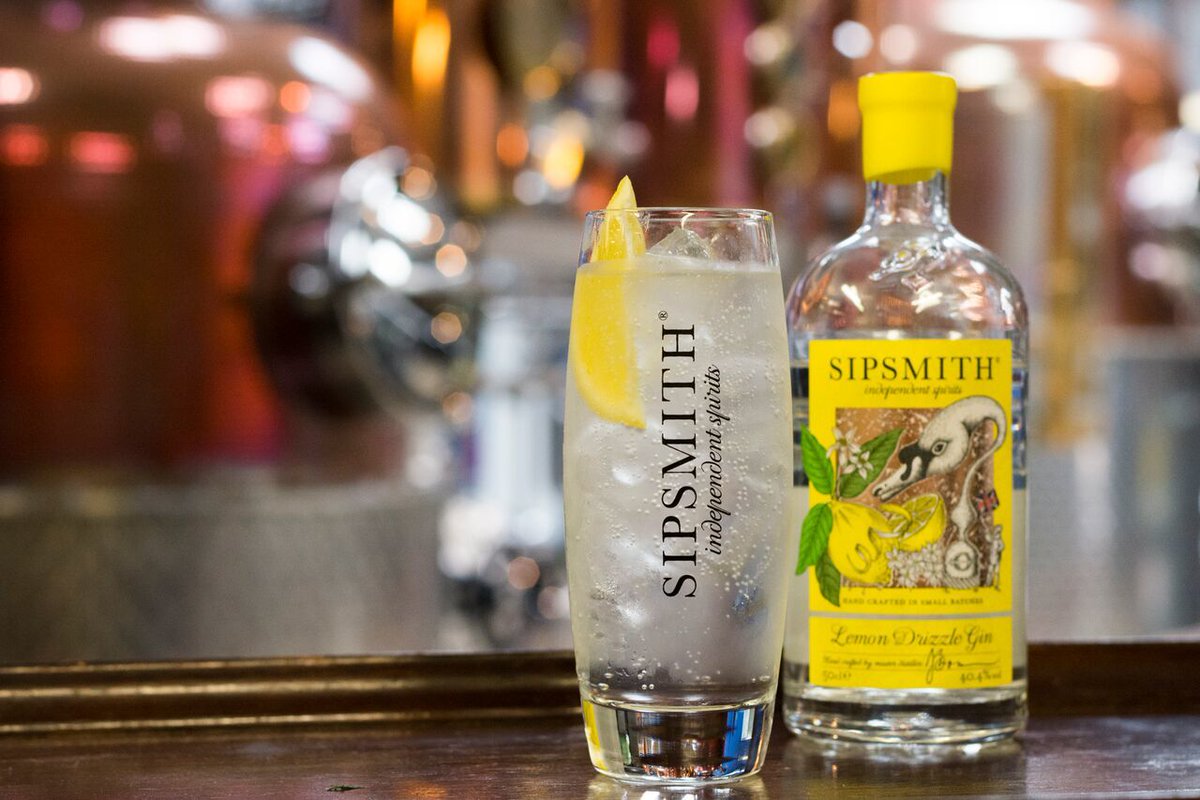 sipsmith's tweet photo. You can win a round of #LemonDrizzleGin &amp; Tonics for you and 5 friends at the Sipsmith Gin Shop for #LCW16. Follow and retweet to enter. https://t.co/8vJtDVlBaQ