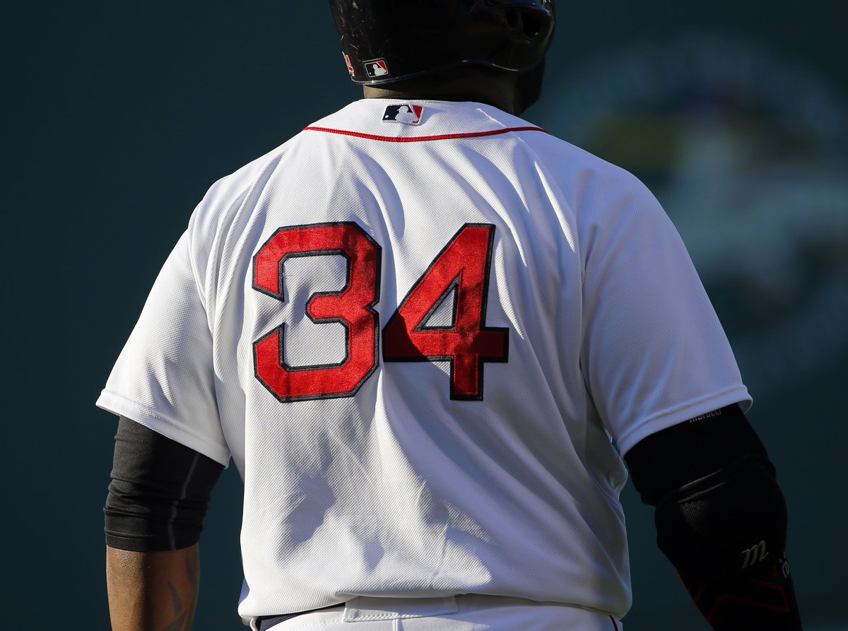 BRWalkoff's tweet photo. Red Sox announce they will retire David Ortiz's No. 34 jersey next season https://t.co/CC34rfMT3C