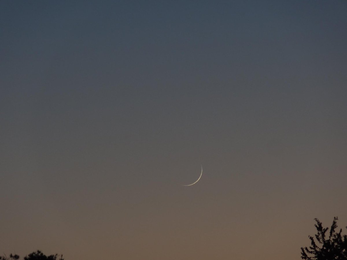 JosephIsrael's tweet photo. The 7th New Moon חֹדֶשׁ הַשְּׁבִיעִי seen in the Land of Yisrael ! Have a wonderful Yom Teruah! #joy #noise #shofar #blast #YomTeruah https://t.co/I5zp7qz5sY