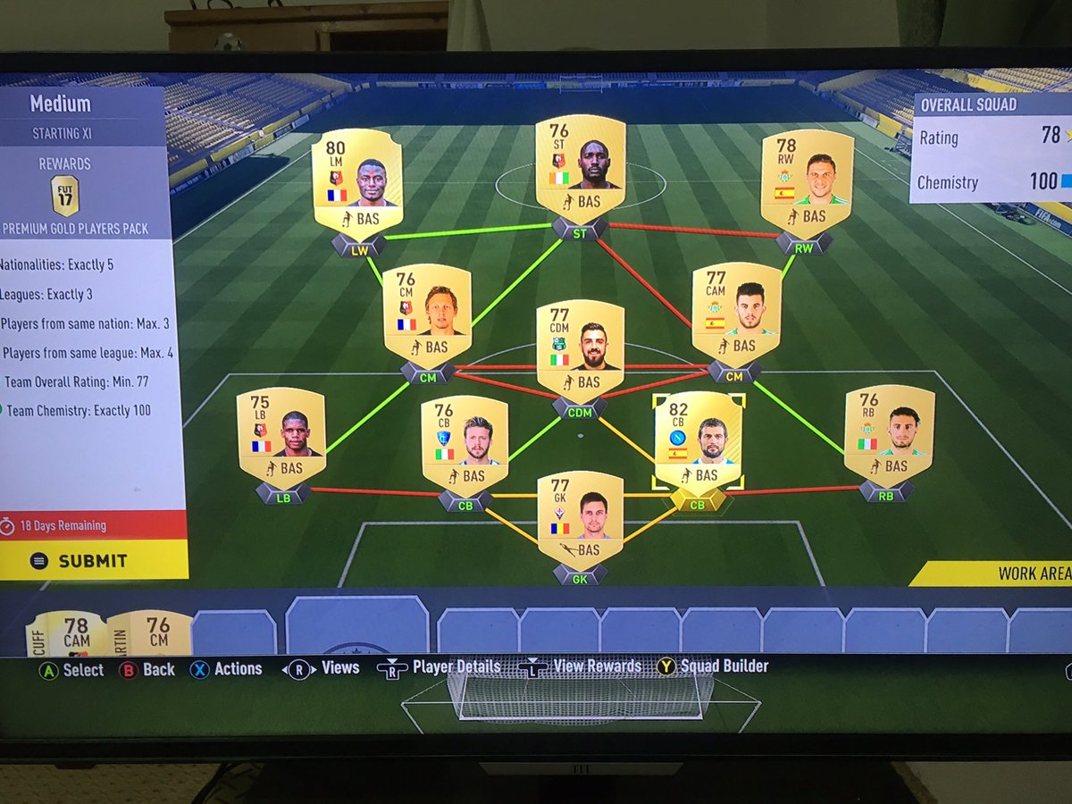 Fifa22 Osamh Su Twitter حلول بعض تحديات طور بناء التشكيلات جوائزها رهيبه جدا