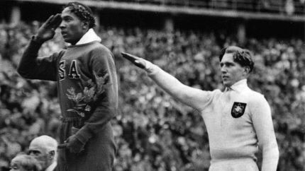 Weird History on X: "Jesse Owens beat German Luz Long to win the long jump  gold at the 1936 Berlin Olympics. https://t.co/GR77e0Xjmf" / X