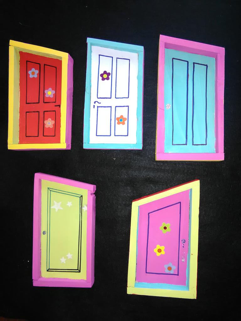 Groovy chick #fairydoors. For the hipster fairy.