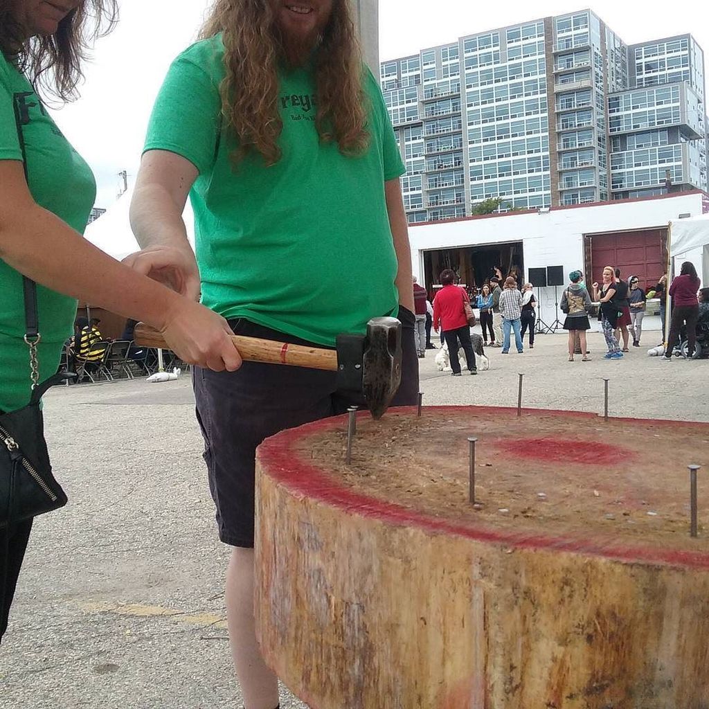 Hammer_Schlagen's tweet photo. #GetNailed ยฎ with #Hammerschlagen ยฎ @BosMeadery #FreyaFest https://t.co/dmQrZDzKO5