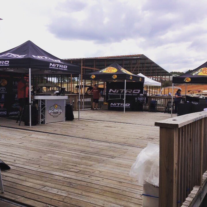 LiveLoveLakeCo's tweet photo. Hanging out, and waiting for the final weigh-ins for the @BassProShops Big Bass Tour here on Douglas! https://t.co/V8sQEk2KUm