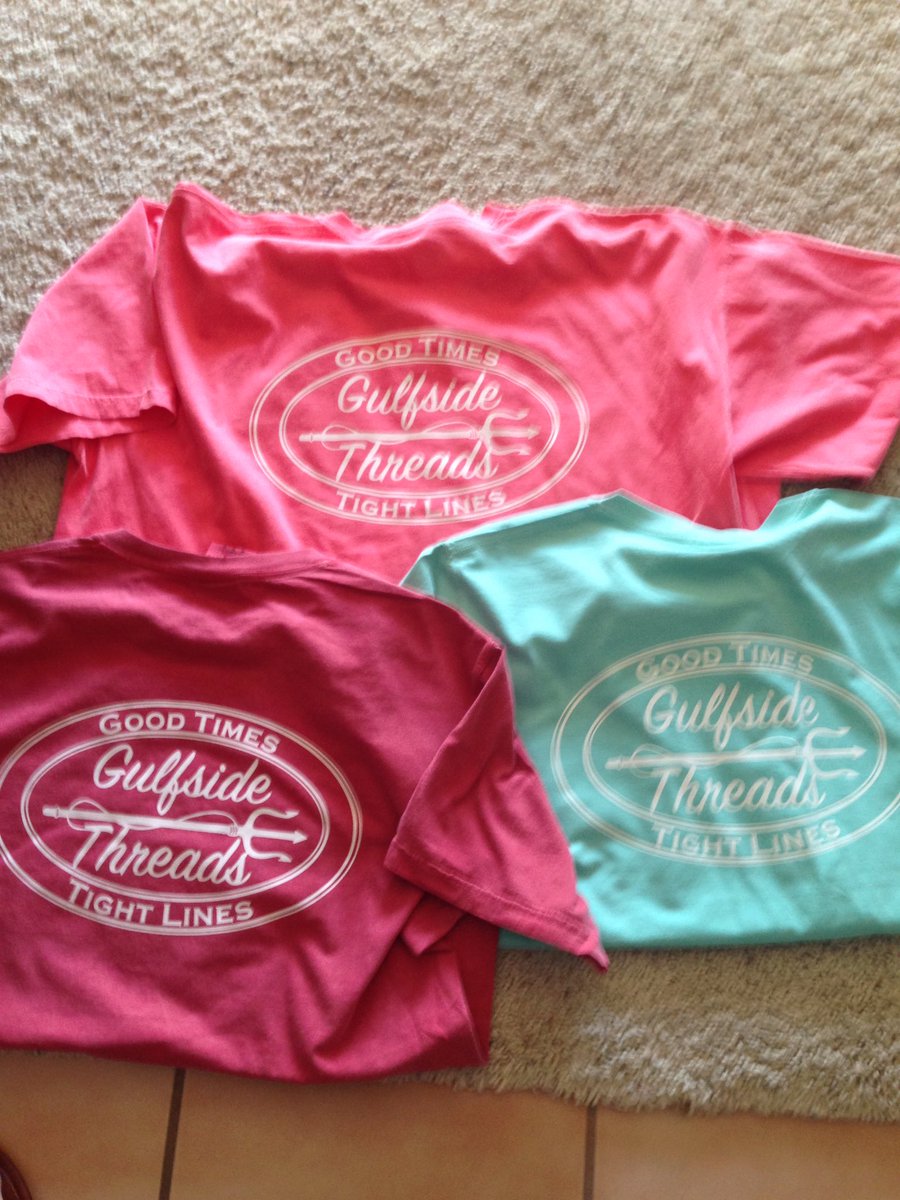 GulfsideThreads's tweet photo. New products are in👀👀👀 Follow, RT, and like for a chance to win a logo tee in a color of your choice!! https://t.co/a41dZgU5Y7