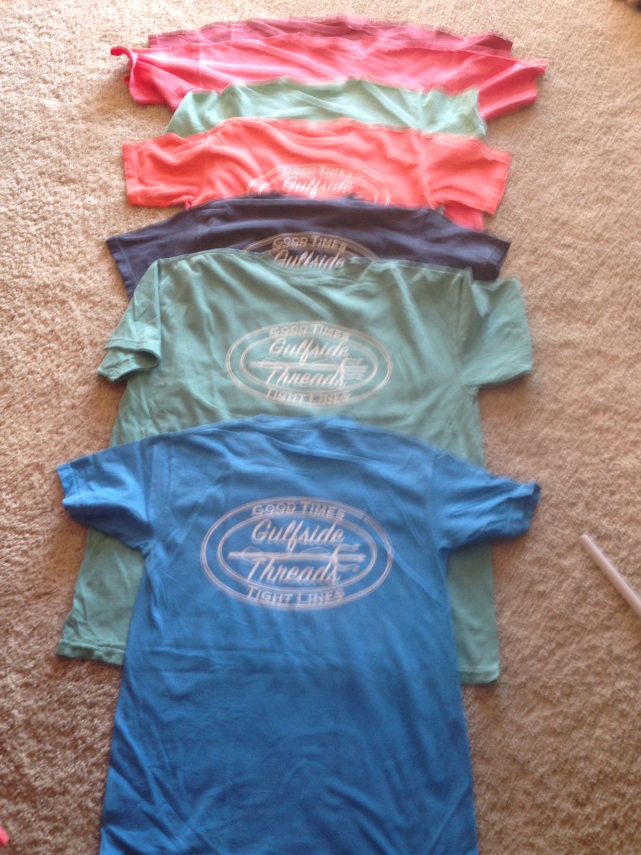 GulfsideThreads's tweet photo. New products are in👀👀👀 Follow, RT, and like for a chance to win a logo tee in a color of your choice!! https://t.co/a41dZgU5Y7