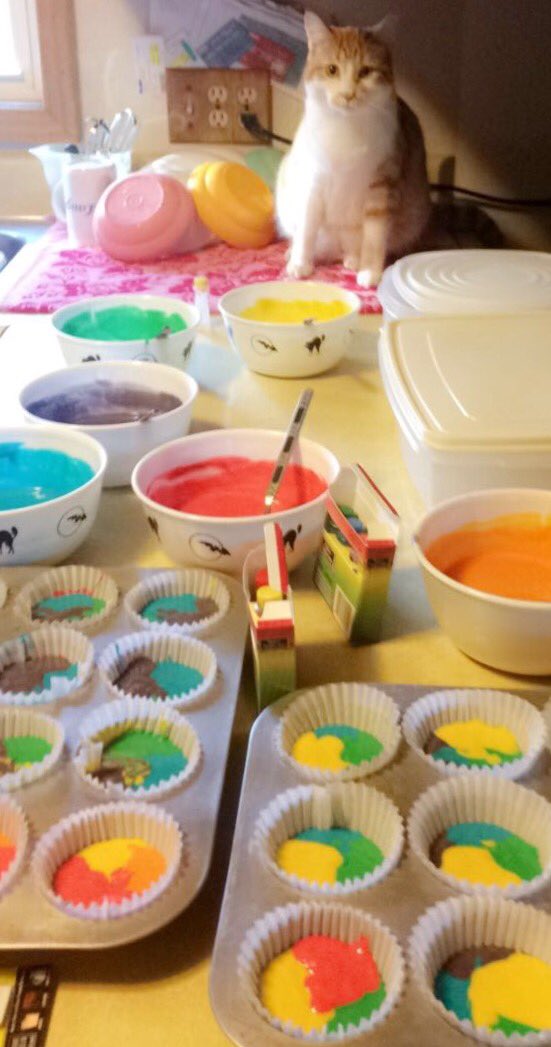 Summer wants you to come to the meeting tomorrow night!! 🐱 We will be making awesome posters and eating yummies!