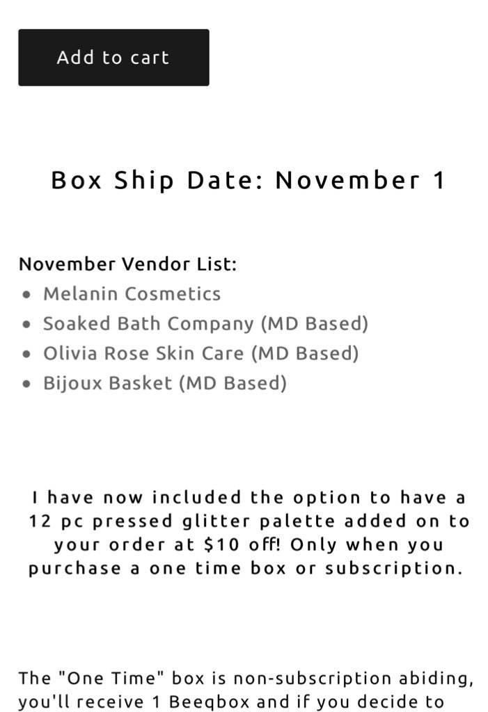 SuHDeeUhh's tweet photo. The seasons are changing and you gotta take care of your skin! Might as well grab a #BeeQBox and check out #BijouxsBasket and more! https://t.co/c9qt3YrHqB