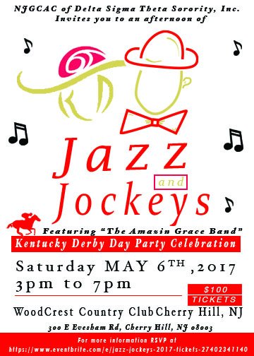 Make sure you join us. It's the event of spring 2017. #jazzandjockeys2017 #NJGCAC