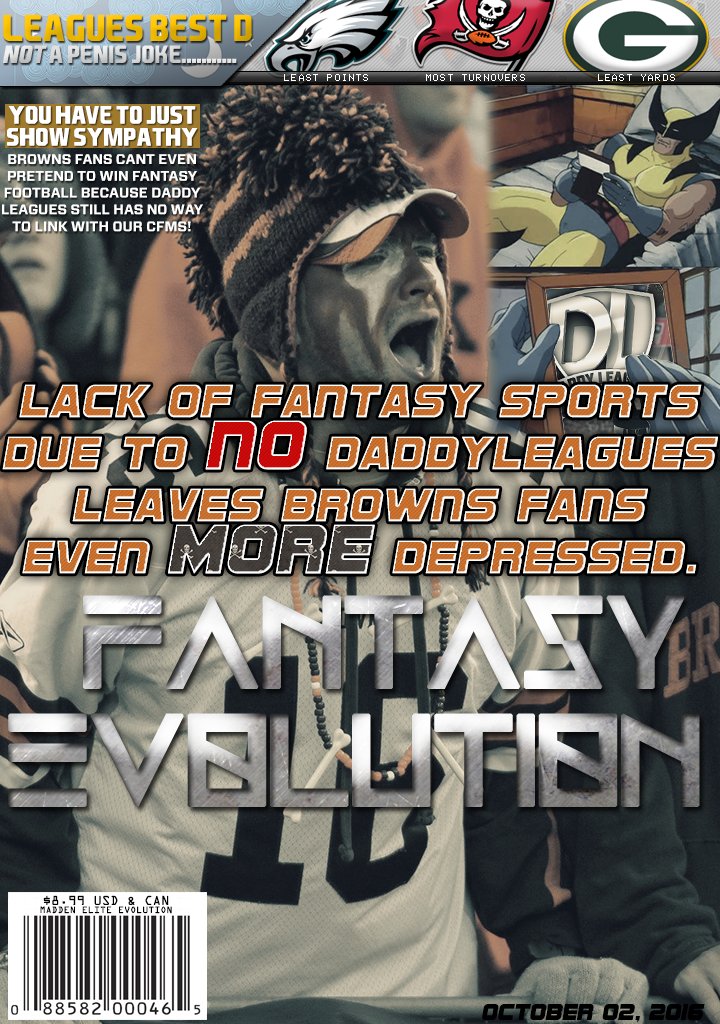MaddenEliteEvo's tweet photo. Here is the latest edition of Fantasy Evolution, the MEE's own league Fantasy Football magazine! #MEE #TheSimEvolution https://t.co/jOIs6pBZY6