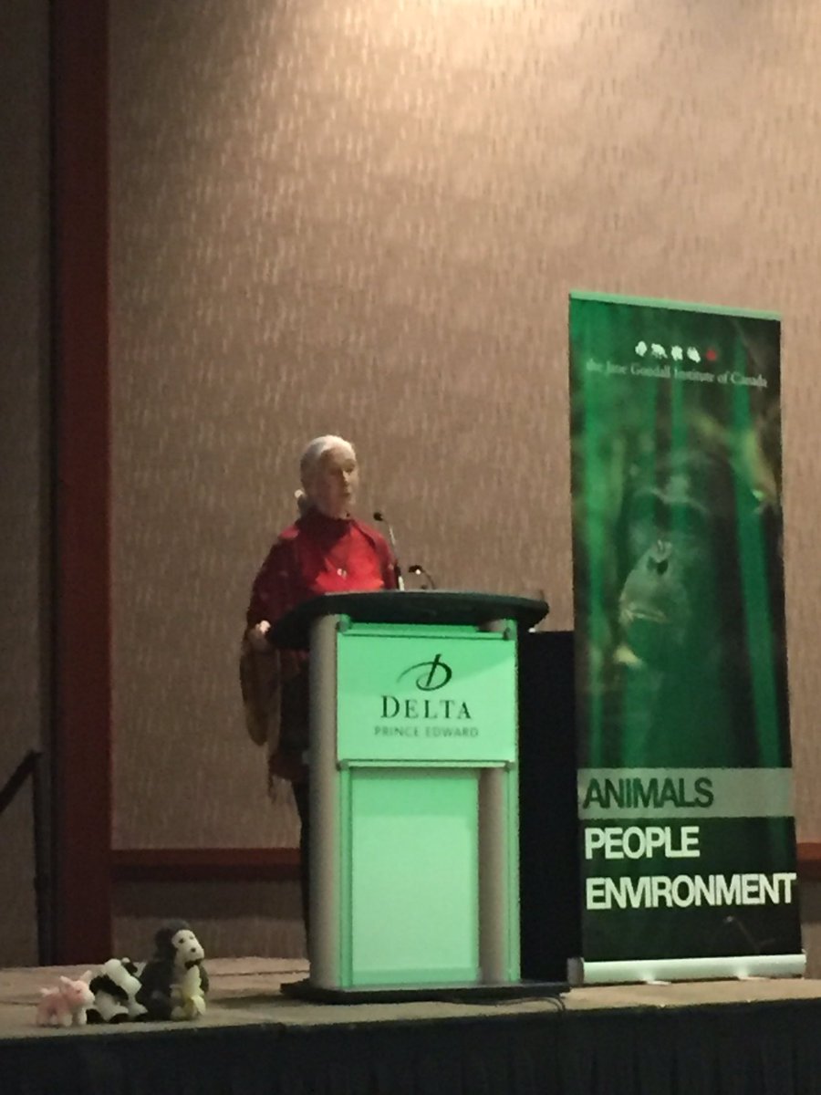 Jane is here! The room is awestruck. #JaneInspiresMe 7:29pm Oct. 2, Delta Hotel, Charlottetown, PEI