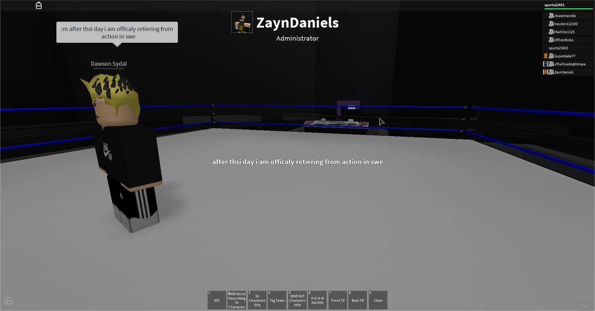 SWERblx1's tweet photo. @Dawson_Sydal11 came out.. to retire! We will miss you! https://t.co/2HgMtELwKD
