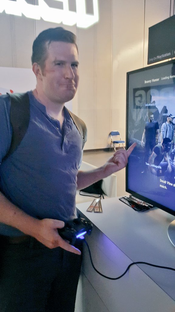 Naughty_Dog's tweet photo. Thanks for dropping by, Nathan! #TwitchCon https://t.co/DX0B0iG9T5
