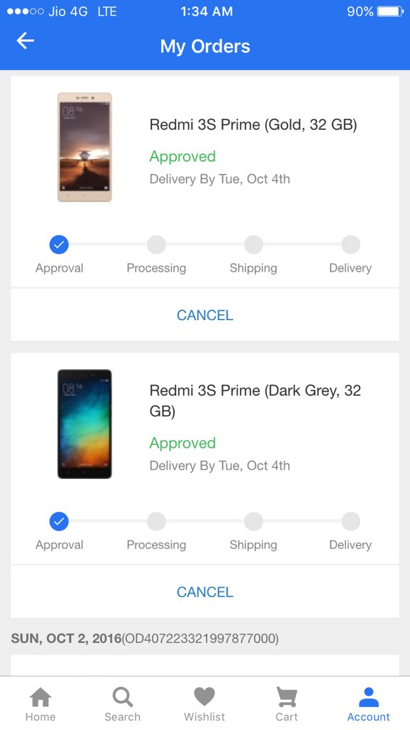 farookb4u's tweet photo. @RedmiIndia @Flipkart It's REDMI 3/3S PRIME #PowerAtLast #MobilesOnBigBillionDays #Redmi #BigBillionDays and I have ordered 2 https://t.co/5zF4gGJMCh