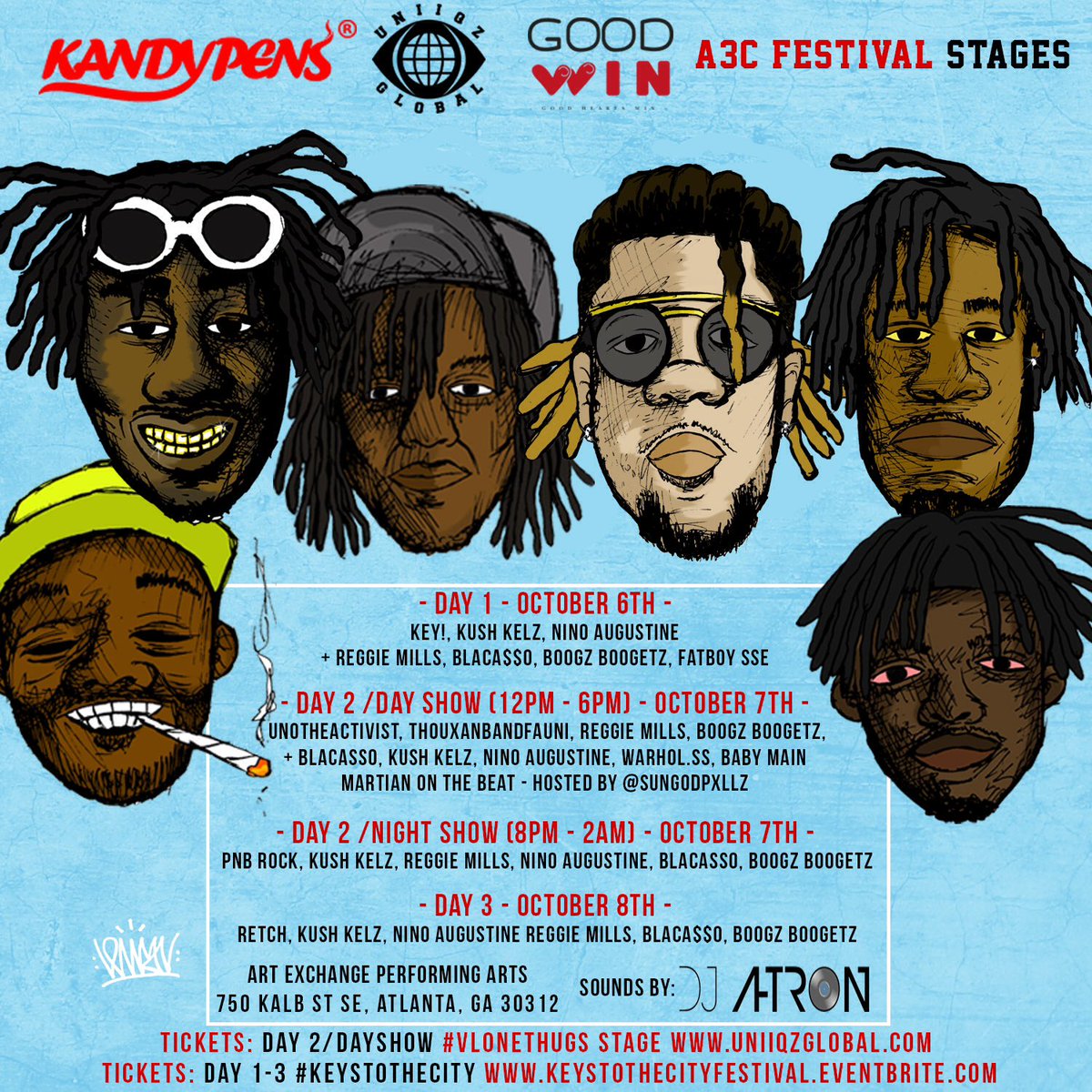 UGDPGWW's tweet photo. KANDY PENS - UG - GOOD WIN #A3CFESTIVAL TAKEOVER Hosted by @Fatboy_SSE &amp; @SUNGodPxllz https://t.co/CIiDUGstJh