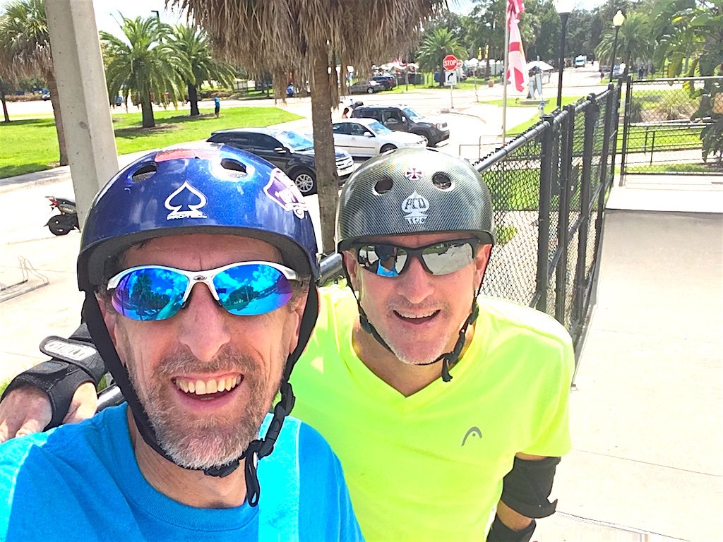 AlanClimer's tweet photo. The sons of #Climer celebrate 40+ years of #skating at #Orlando #Skatepark #SundayFunday https://t.co/FXYVcYfgtc
