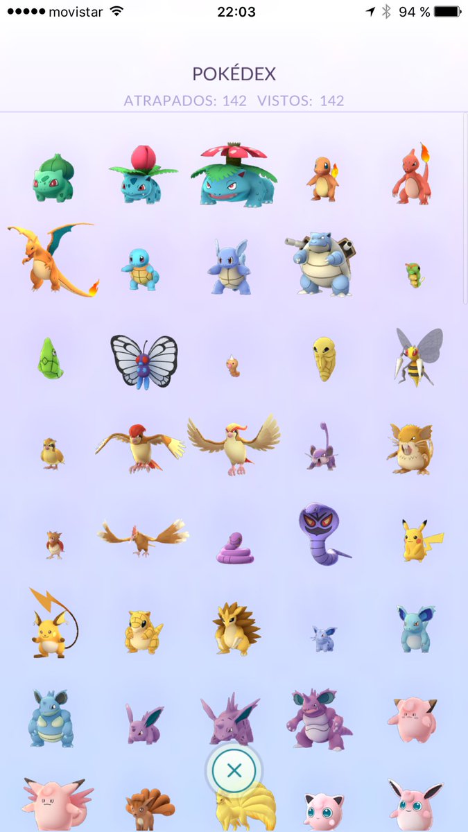 MrHuevoM's tweet photo. Pokedex terminada (hasta que haga algún viaje fuera de Europa) el último  Muk, con caramelos/km en longboard @SPAINPokemonGO @ZgzPokemonGo https://t.co/CAwGMebToM