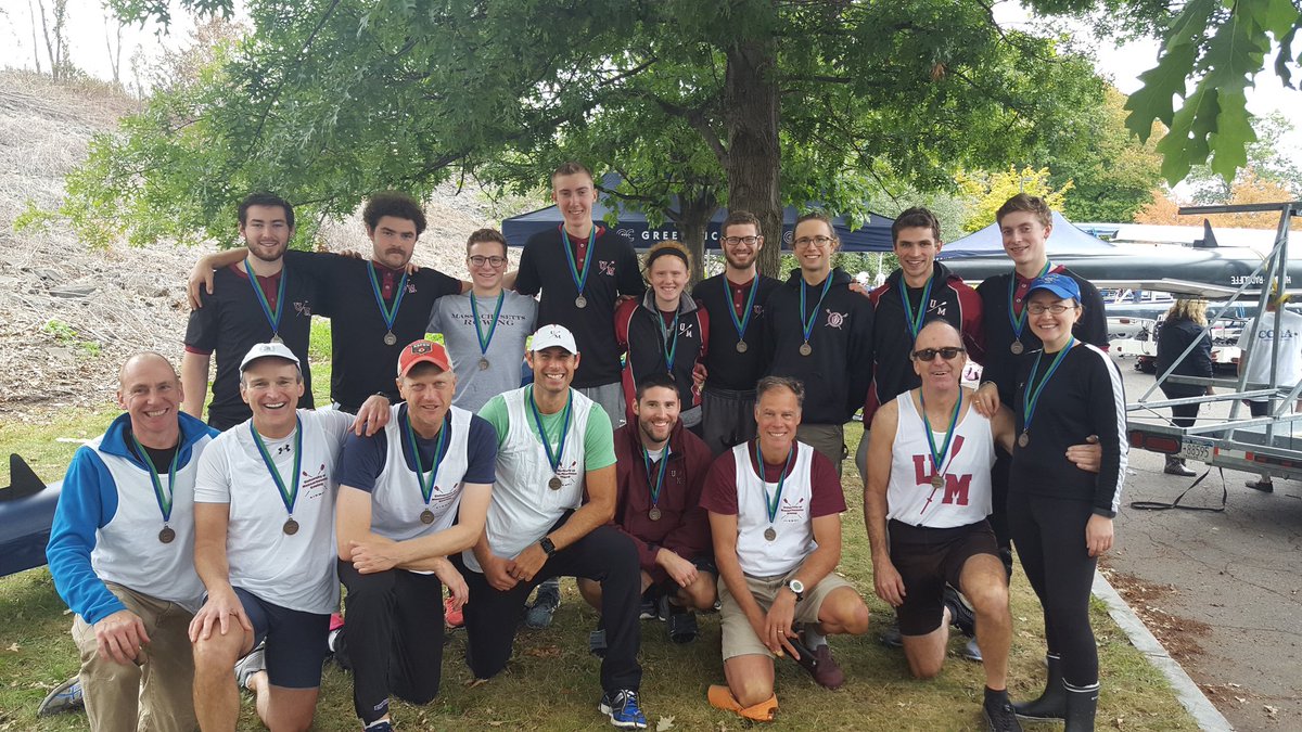 Current Aggies and Aging Aggies both place third at the Riverfront. A great day for all Aggies! #rowing #crew #headoftheriverfront