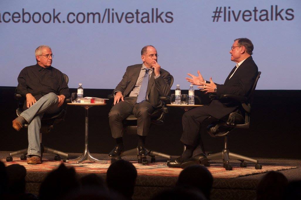 Snap from our event w <a href="/MichaelOvitz/">Michael Ovitz</a> Ron Meyer and <a href="/JimMiller/">james andrew miller</a>
