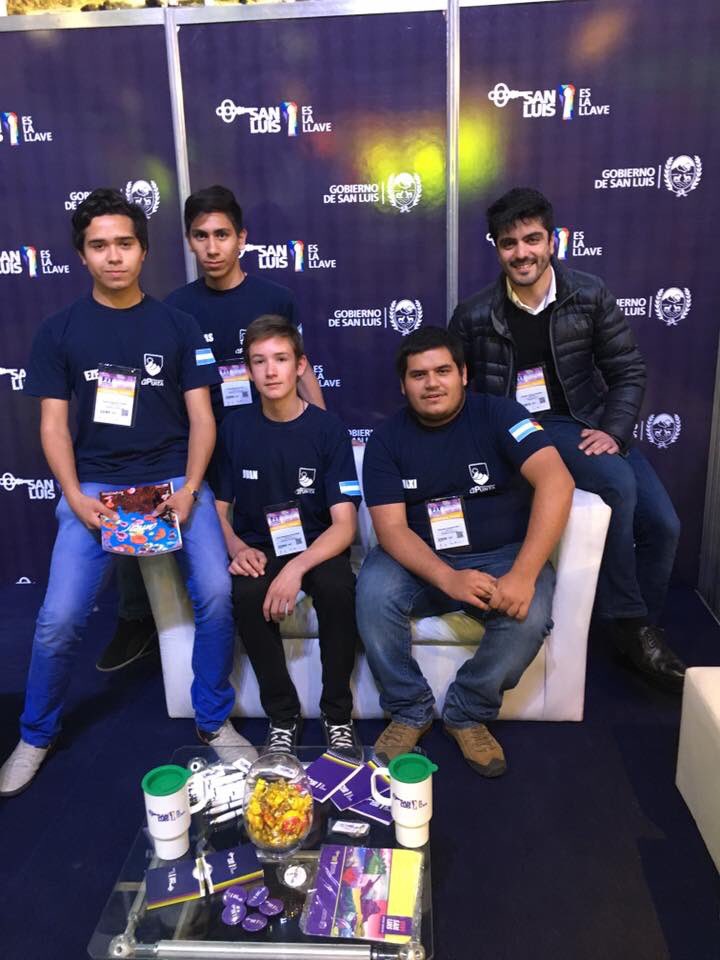 ULPSanLuis's tweet photo. Los subcampeones puntanos de la #RoboCup2016 presentes en la #FIT - Feria Internacional del Turismo. https://t.co/daI5ZYPOHk