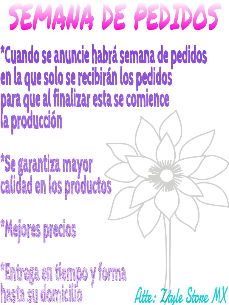 ¡Semana de pedidos! Nuevos precios, mejor calidad y envíos a tiempo ¡o se te devuelve tu dinero!