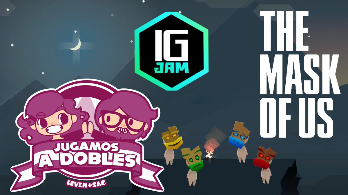 losjuegosdesag's tweet photo. Nuevo #JugamosAdobles! #TheMaskOfUs: Nos chafamos las cabezas y... NOS QUEDAMOS DESNUDOS! #indiegame #IGJAM16 https://t.co/0xZhbpVWPg https://t.co/IKfDsJ0foF