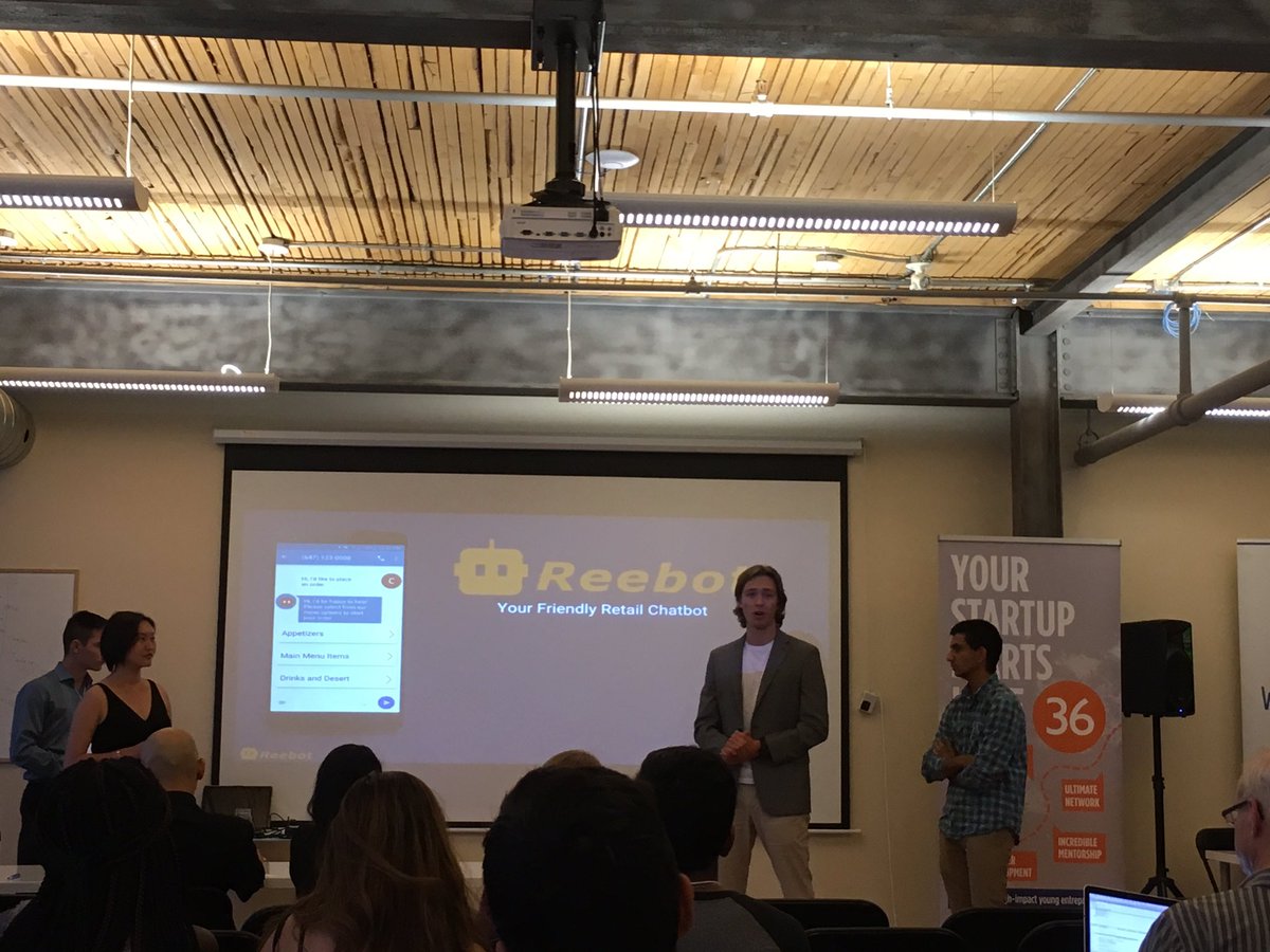 Reebot -Your friendly retail chatbot using data analytics to offer personal recommendations etc #N36StartupSprint