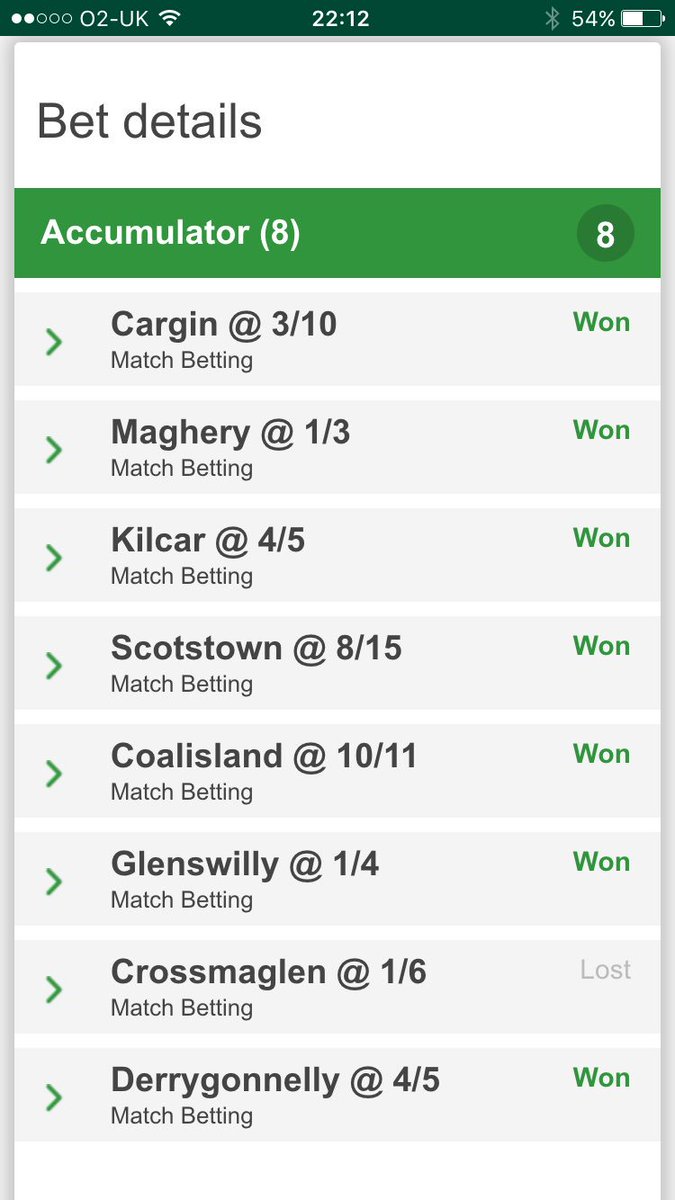 hughc10's tweet photo. Crossmaglen!! Of all teams to let me down 🙈 #GAA #weekendbet https://t.co/iN7VsakEn4