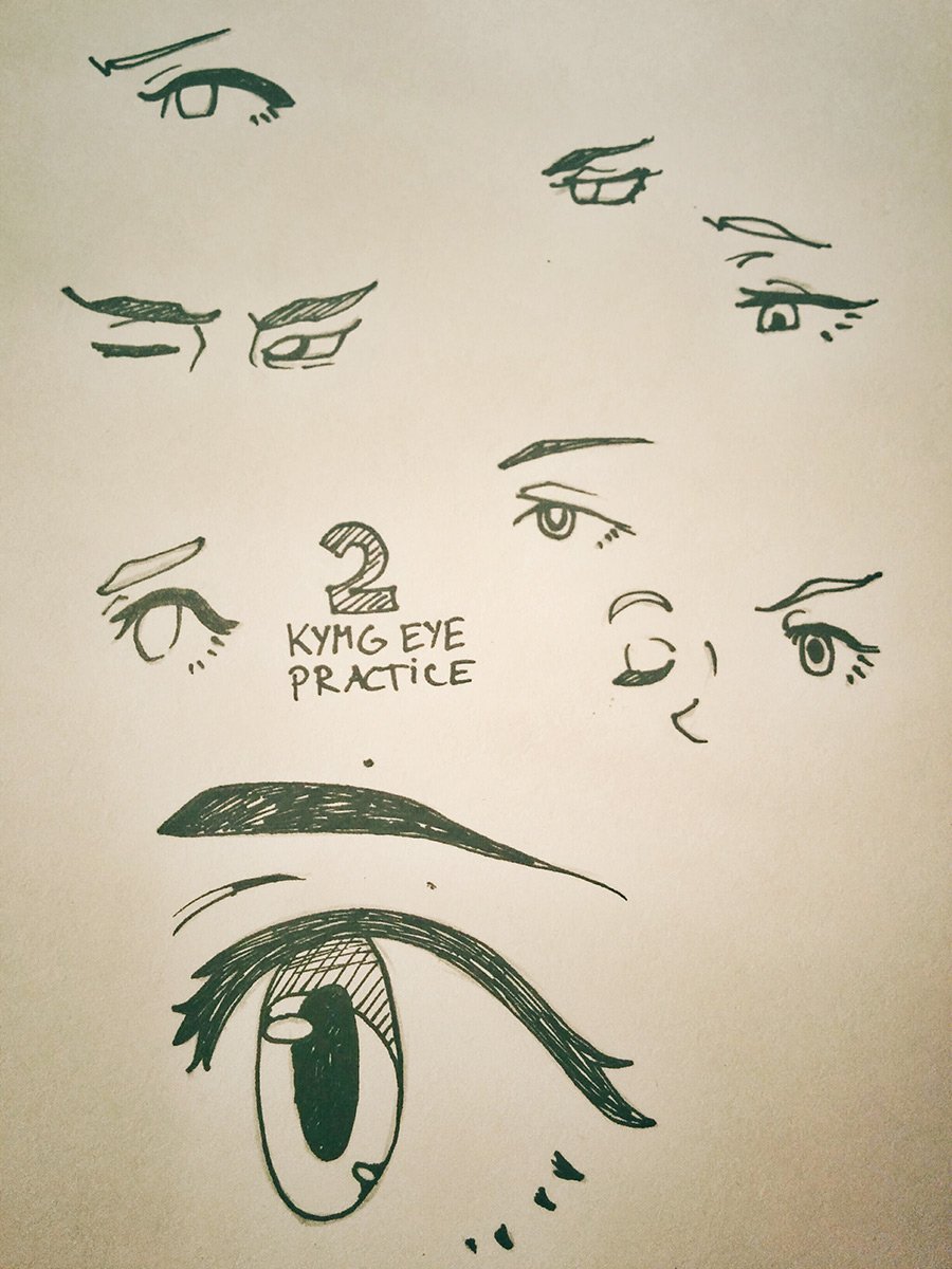 flogelz's tweet photo. Day 2
Trying to practice on some KYMG eyes. He's awsome! #inktober2016 #inktober #yusukekozaki #KYMG https://t.co/tSJ91SNz7v
