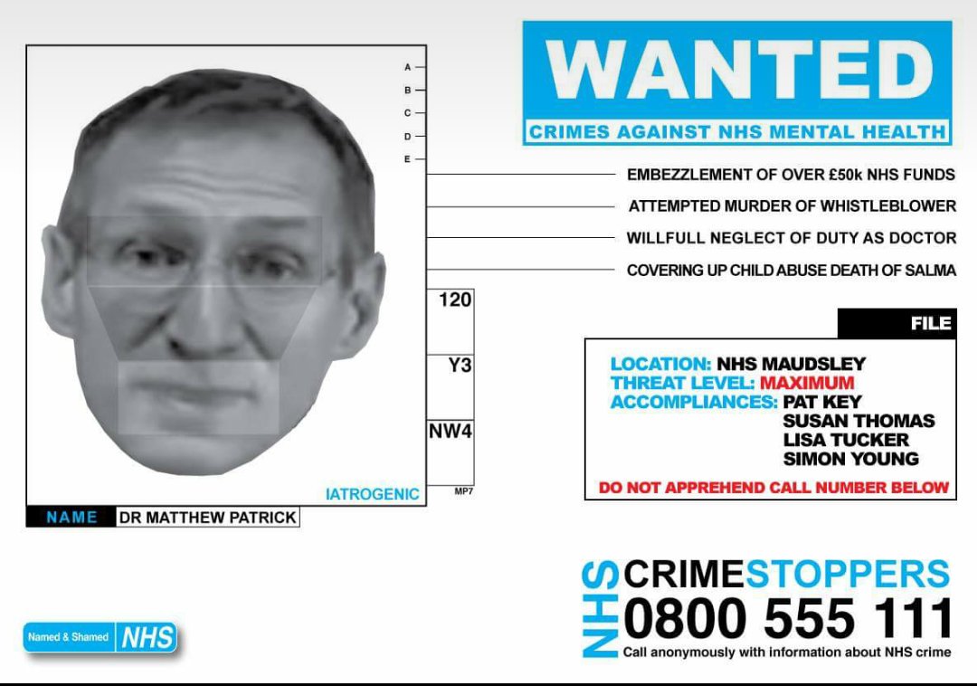 You know the type of people that covered up for #Savile &amp; Janner... There are many more working in our #NHS, covering up abuse as I tweet