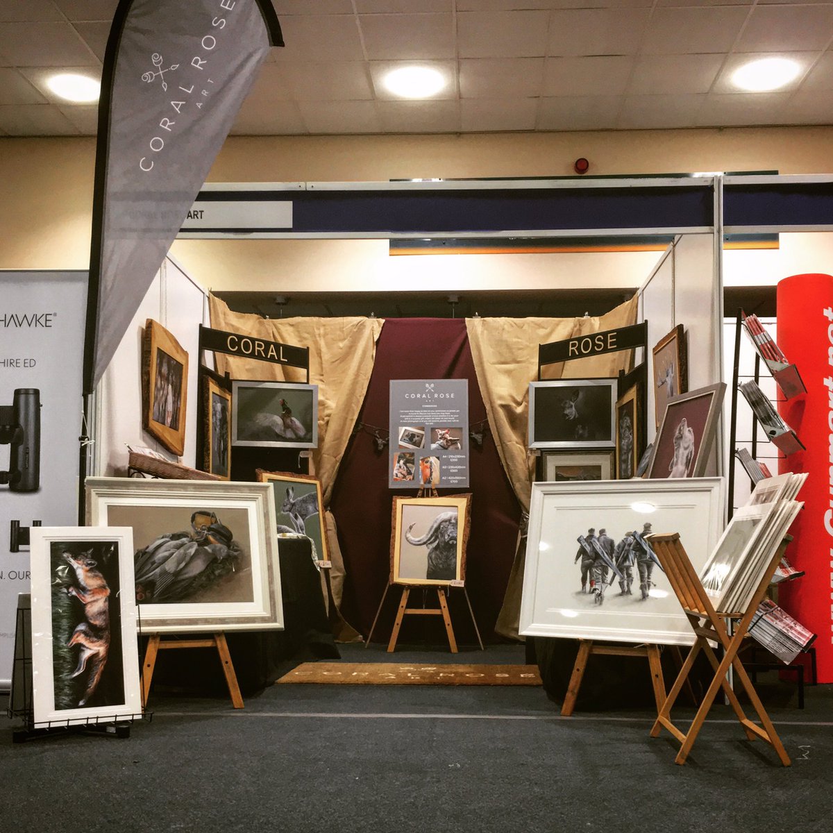 Great weekend at <a href="/SouthYorksGF/">SYorks Shooting Show</a> #art #gamefair #yorkshire