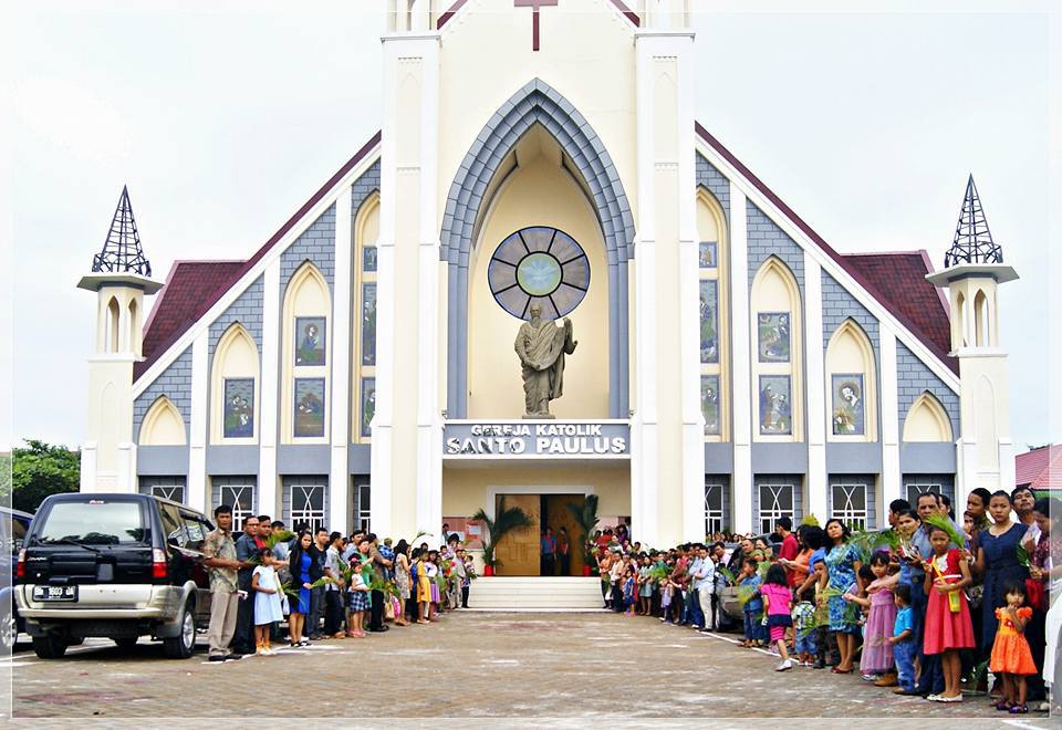 Doa Pembangunan Gereja Paroki Santo Paulus Pekanbaru