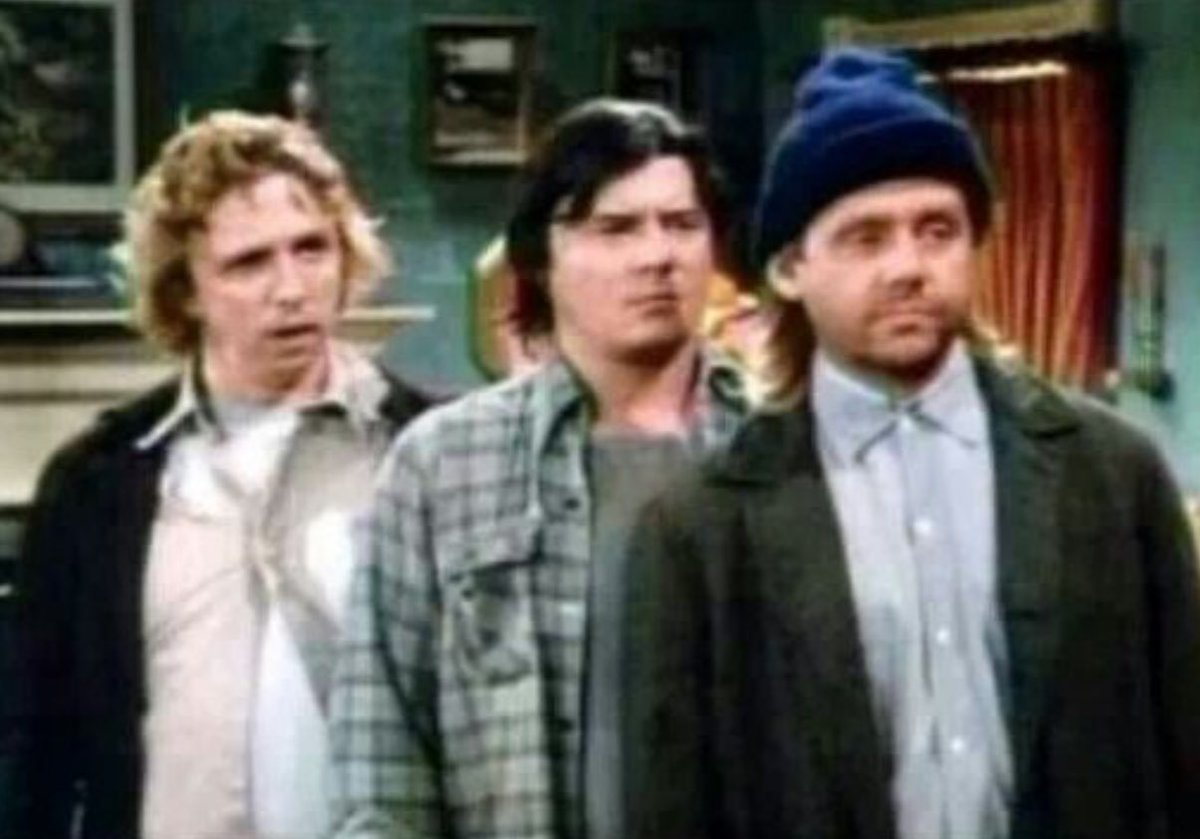 Super70sSports's tweet photo. "Hi, I'm Larry. This is my brother Darryl, and this is my other brother Darryl. And this is my brother Rick Camp." https://t.co/etoD4UW0WD
