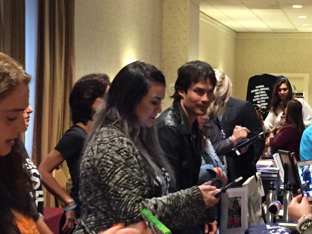 GaiusMom's tweet photo. At the ISF @IS_Foundation table today #TVDDC https://t.co/RmG7YKpGtv