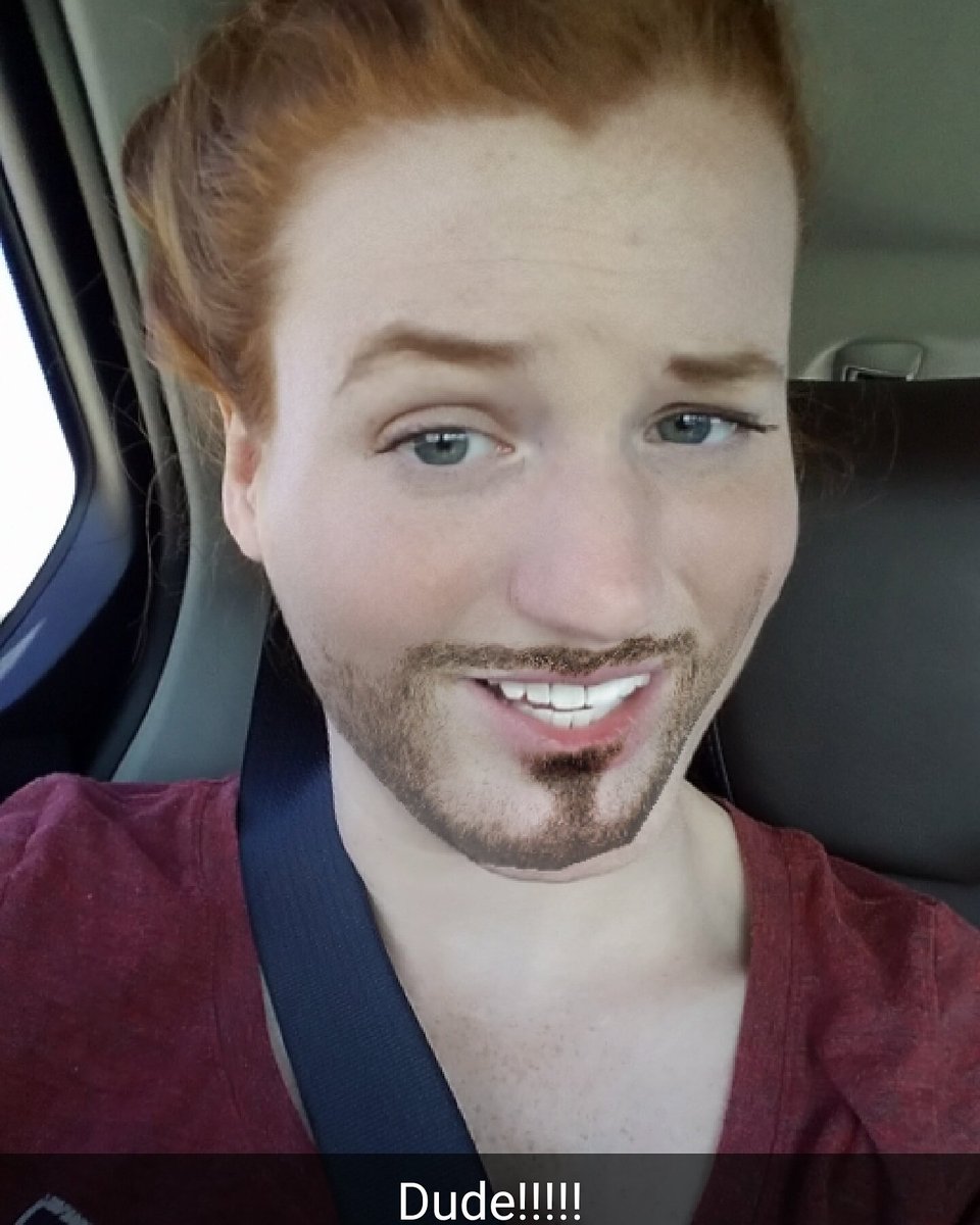 THerdler's tweet image. That moment when you remind yourself of your ex boyfriend when you use a Snapchat filter..😒