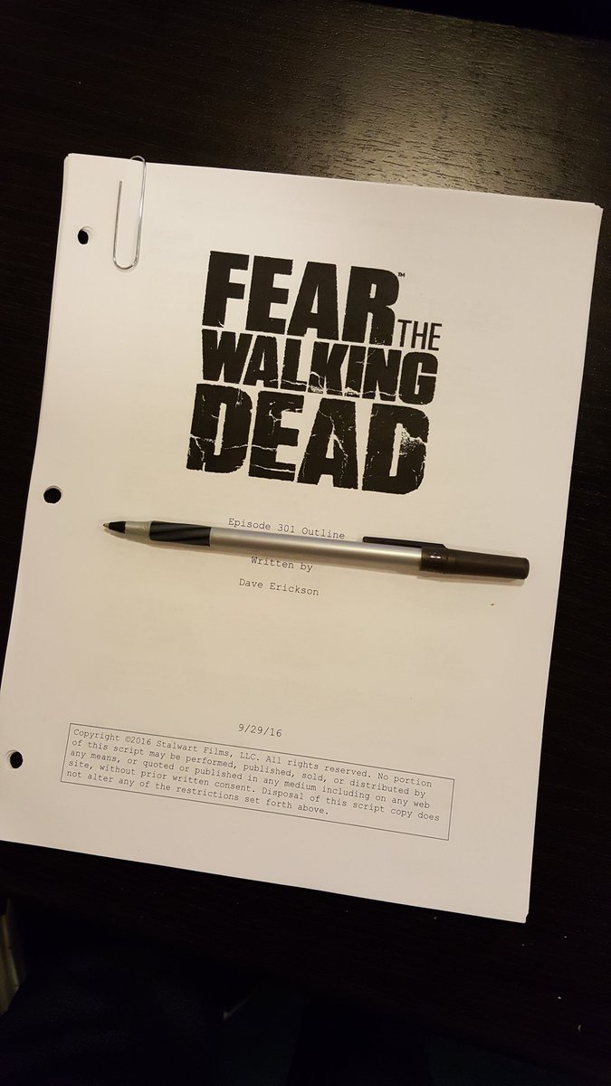 FTWDwriters's tweet photo. Thanks for watching East Coast! We are excited to start working on S3! #FearTWD https://t.co/tzRLLCojQ2