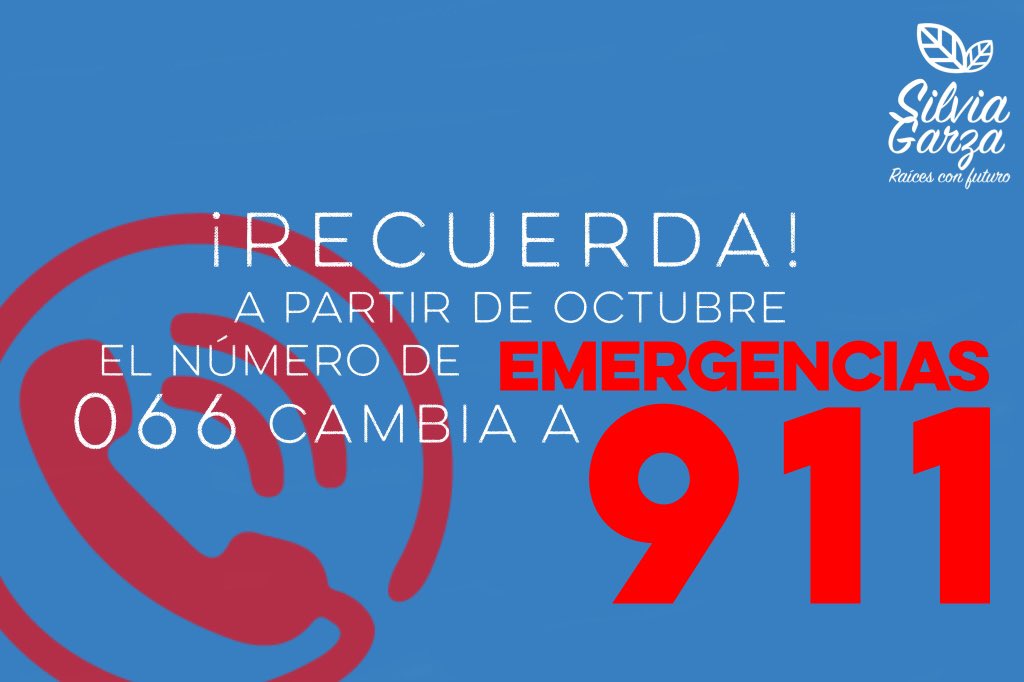 Silvia_GarzaG's tweet image. #Coahuila recuerden que el número de emergencias cambia de 066 a 911 ☎ 🆘 #CoahuilaSeguro