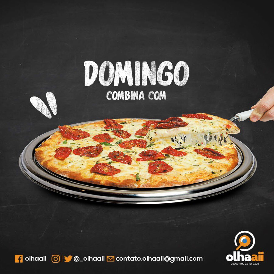 _olhaaii's tweet photo. Domingo combina com pizza! 😋E logo terá grandes ofertas para você, fiquem ligados. #olhaaii #compracoletiva #pizza
https://t.co/nogUX2EGKG https://t.co/DrQGBLgCnN