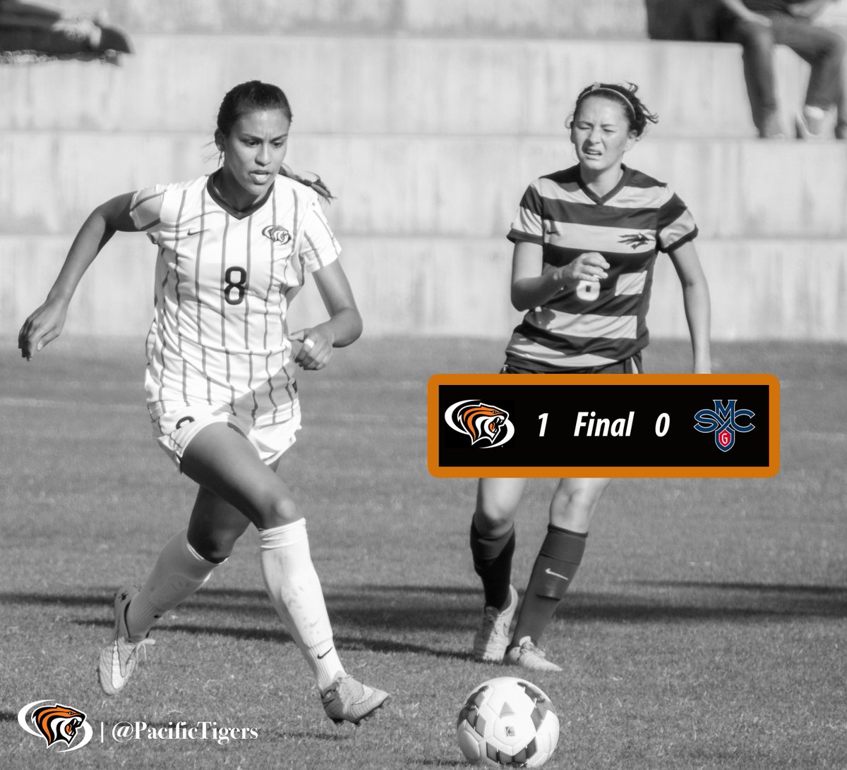 PacificWSoccer's tweet photo. RECAP: Tigers take down visiting Gaels 1-0 
https://t.co/I4SuuO5D1n https://t.co/a3pg8laSj9
