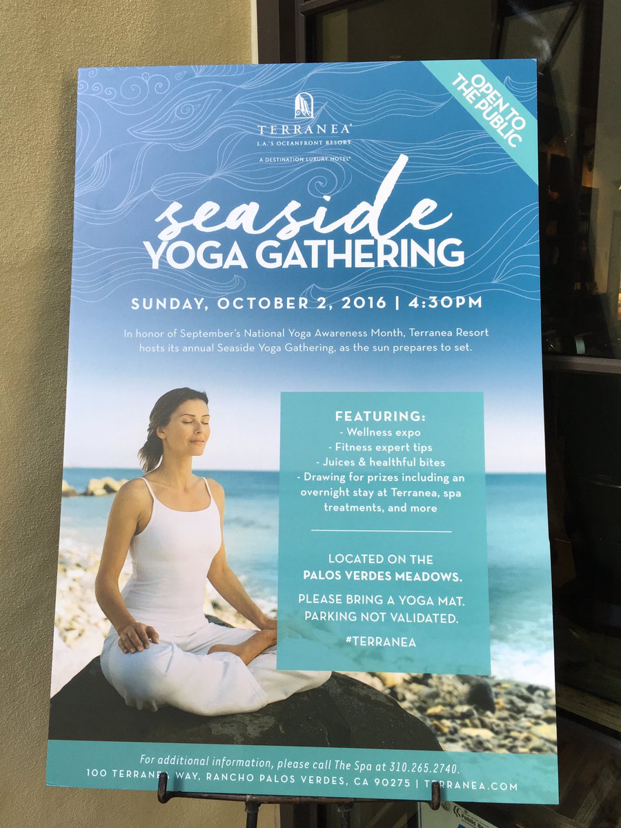 almacamera's tweet photo. Seaside Yoga Gathering is about to start @TerraneaResort #J340 @melissaevansPT yoga class, vendors, fitness tips and amazing ocean view✨ https://t.co/SUPOu1iTVB