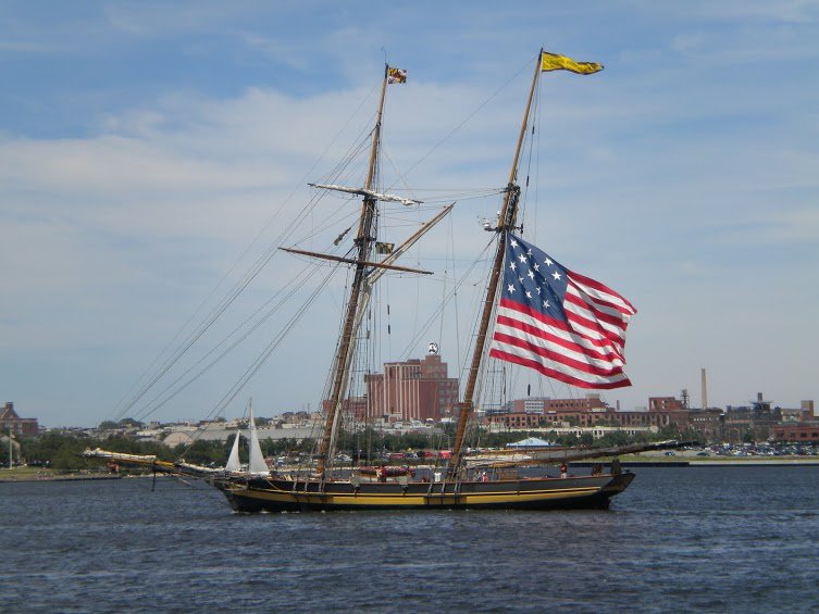 SailBaltimore's tweet photo. Today marks the unofficial start to #MDFleetWeek! Schooners from the #GCBSR will be docked in Canton tomorrow. https://t.co/b4vklaRZX8 https://t.co/dpLPOelUpW