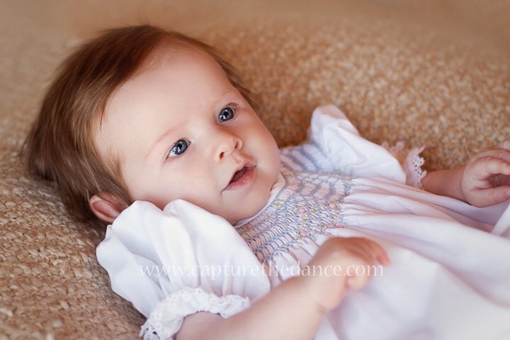 I can't believe how big our little girl has gotten. Sarah's already almost 4 months old.