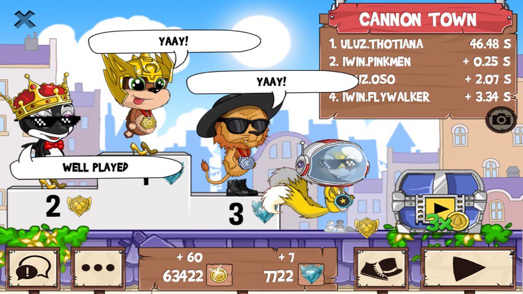 funrunthot's tweet photo. I just beat a golden fox! #funrun2 #PINKMEN #0SO #FLYWALKER https://t.co/9pog0bRlvX