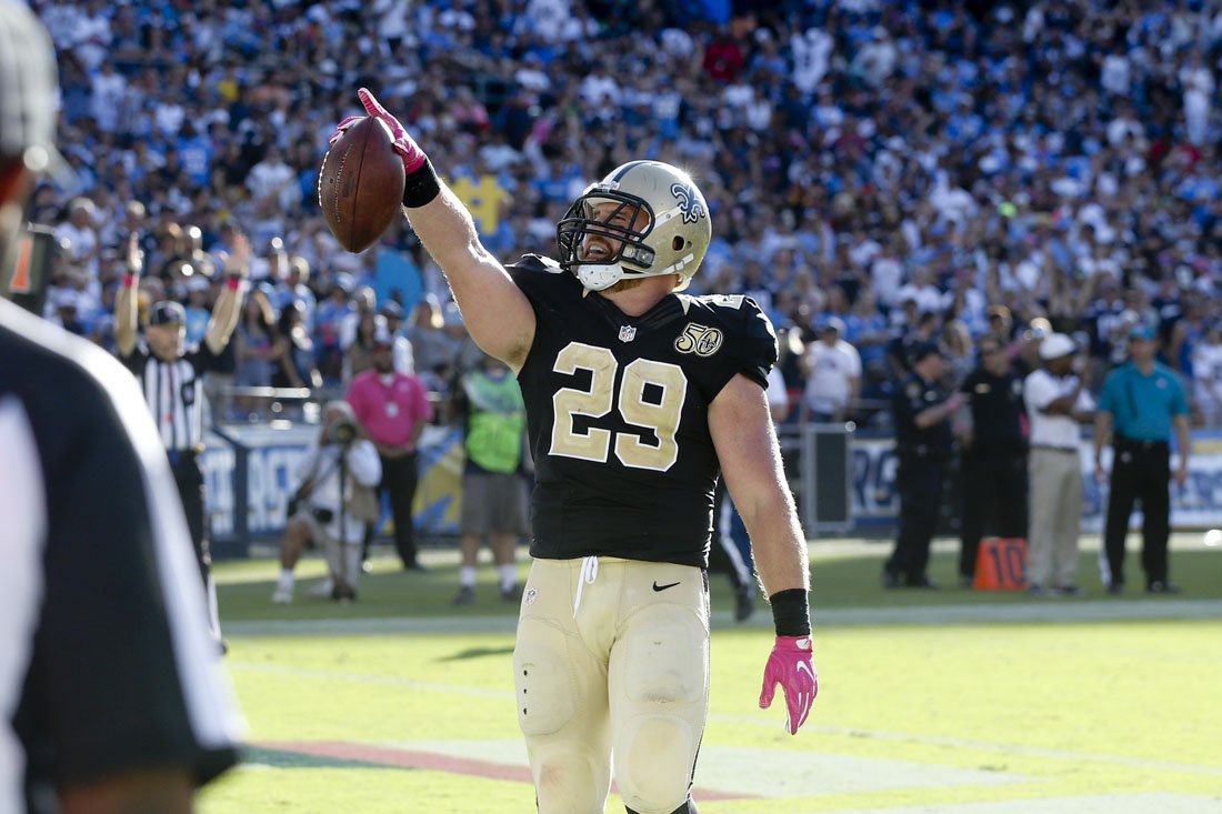 Saints's tweet photo. Two late takeaways propelled the Saints to a late comeback win against San Diego.
Recap: https://t.co/g3gQ5YxFA2 #Saints50 #SDvsNO https://t.co/Po37X9EL0Q