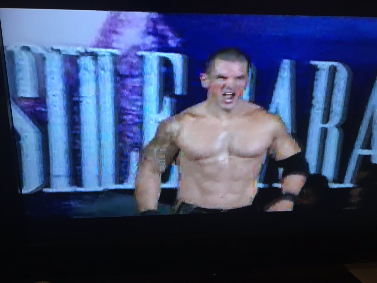 TWO_Sweeet's tweet photo. One half of the Tribunal makes his way into the match #BoundForGoldMatch https://t.co/vVPoscesNm