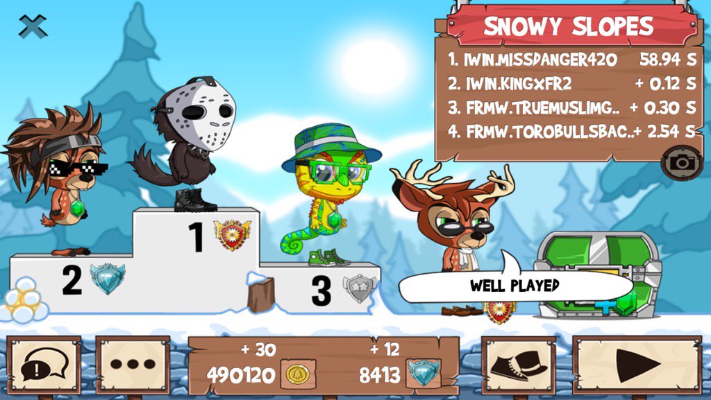 ALOHAxFR2's tweet photo. Having a blast @ #funrun2 #MissDanger420 #TrueMuslimGamer #ToroBullsBack https://t.co/6fp42M3Adn