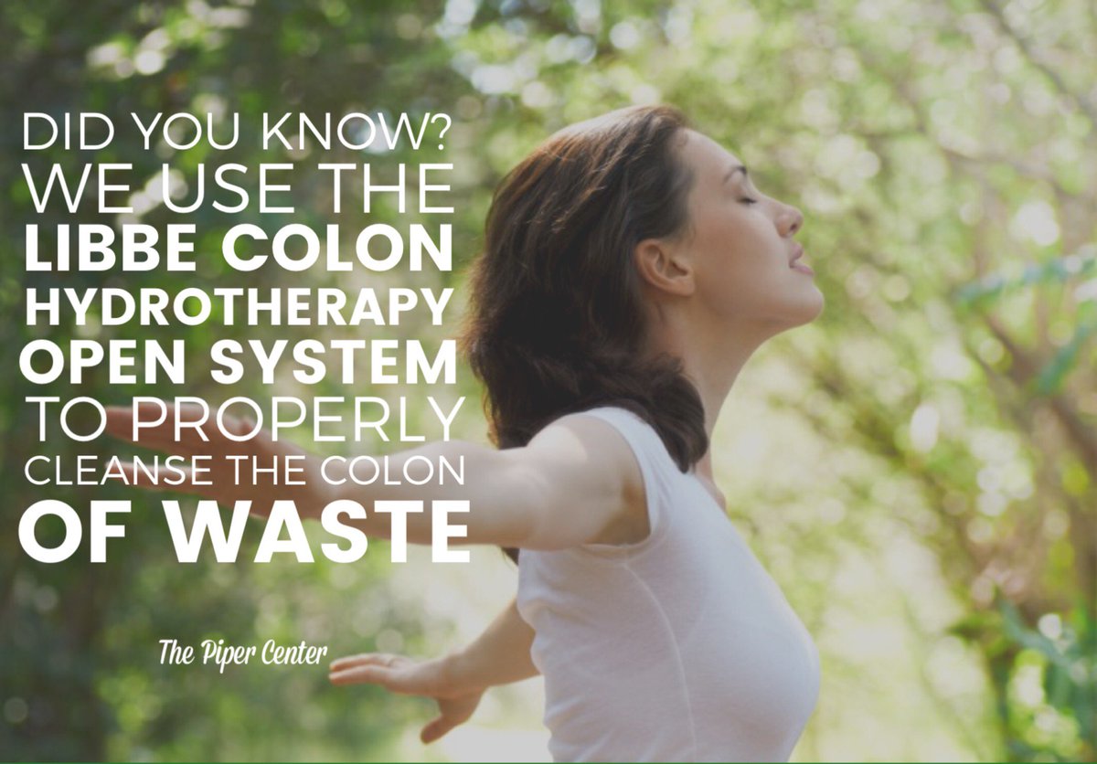 ThePiperCenter's tweet photo. Clients report they would rather be left to release in their own space with the certified Colon Hydrotherapist checking in on them often. https://t.co/VQ9tXuwSub