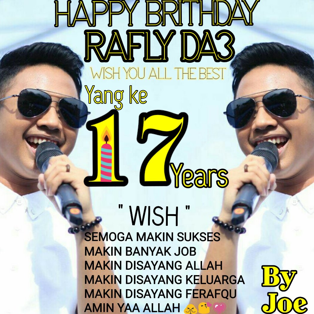 New ava edisi special ultah nya kesayangan <a href="/DA3_Rafly/">Muh.Rafly Heriawan</a> 🙌🙌🙌💃💃💃