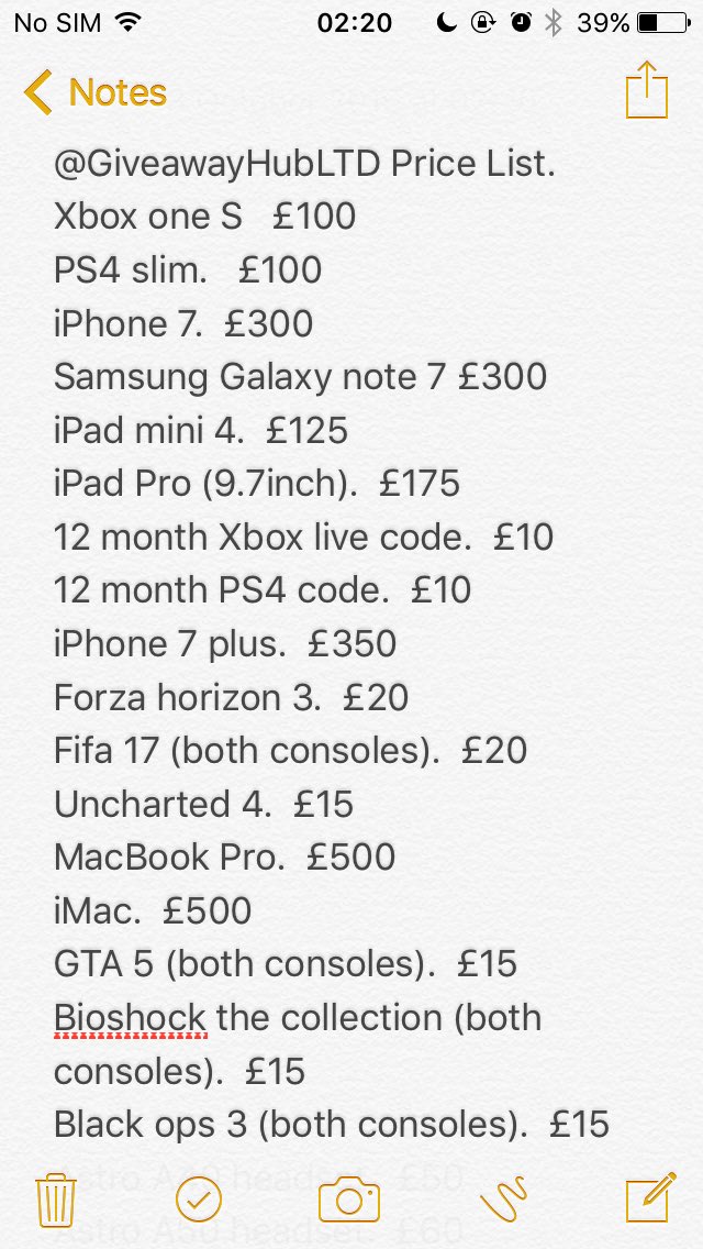 Accounts4Cheap's tweet photo. Our price list. https://t.co/GK51OKWfNb