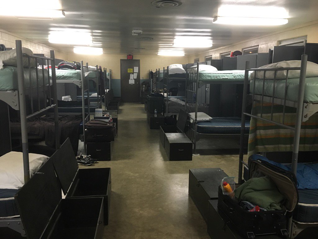 Home sweet home for a week at Camp Atterbury for the SWAT Team.